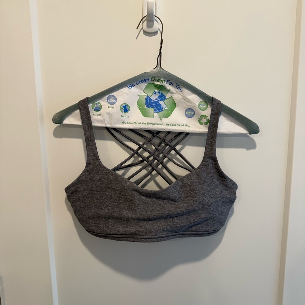 lululemon athletica Charcoal sports bra